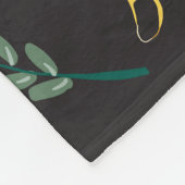 Jungle Leopards: Illustrationen zur Vintagen Tierw Fleecedecke (Ecke)