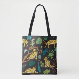 Jungle Leopards: Illustrationen zur Vintagen Tierw Tasche