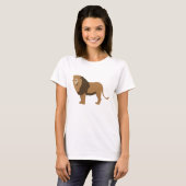 Jungle Lion Animal Illustration T-Shirt (Vorne ganz)