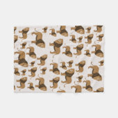 Jungle Lion Animal Pattern Fleecedecke (Vorderseite (Horizontal))