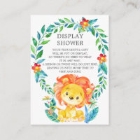 Jungle Lion Baby Dusche Geschenkdusche