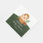Jungle Lion Baby Duschpapier Napkins Serviette (Ecke)
