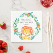 Jungle Lion Baby Duschpapier Napkins Serviette (Beispiel)