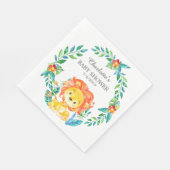 Jungle Lion Baby Duschpapier Napkins Serviette (Ecke)
