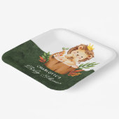 Jungle Lion Baby Duschpapier Teller (Gewinkelt)