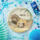 Jungle Lion Birthday Party Pappteller (Party)