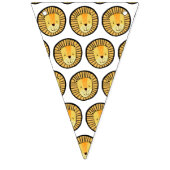 Jungle Lion Happy Birthday Wimpelkette (Erste Fahne)