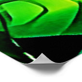 Jungle Lion Pop Art Design Poster (Ecke)