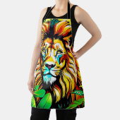 Jungle Lion Pop Art Design Schürze (InSitu)