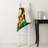 Jungle Lion Pop Art Design Sherpadecke (Beispiel)