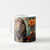 Jungle Löwe & Exotic Predator Wild Big Cat Kaffeetasse (Vorderseite Links)