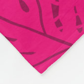 Jungle luxe - tropical pattern fleecedecke (Ecke)