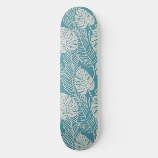 Jungle luxe - tropical pattern skateboard (Vorderseite)