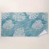 Jungle luxe - tropical pattern strandtuch (Vorderseite)