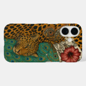 Jungle Majestät: Leopard & Nature Collage Case-Mate iPhone Hülle (Rückseite (Horizontal))