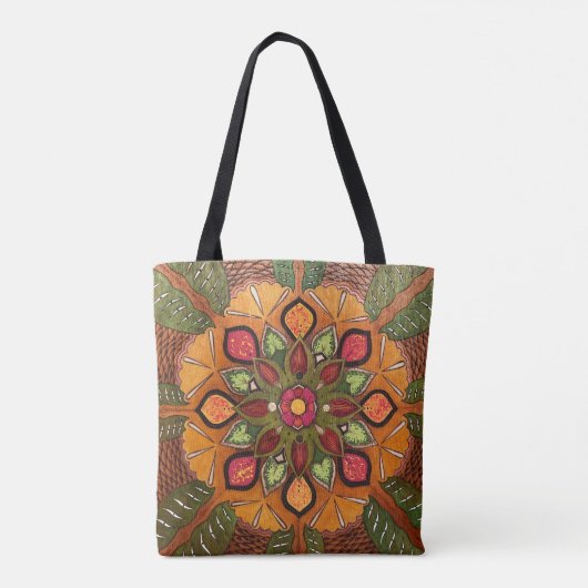 Jungle Mandala Tasche (Rückseite)