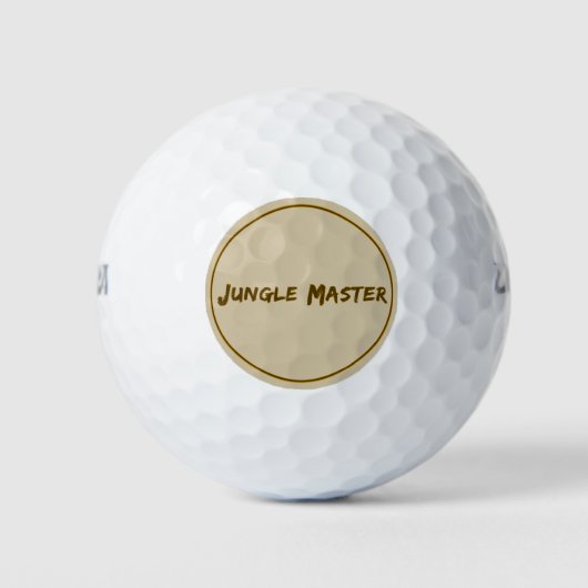 Jungle-Meister Golfball (Vorderseite)