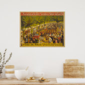 Jungle Menagerie bei Olympia Circus Poster (Küche)