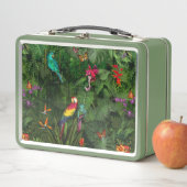 Jungle 🌺 🌴 🦜 metall brotdose (Beispiel)