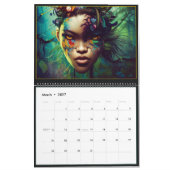 Jungle Monkey Art Illustration Kalender (Mär 2027)