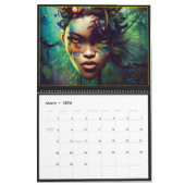 Jungle Monkey Art Illustration Kalender (Mär 2026)