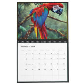 Jungle Monkey Art Illustration Kalender (Feb 2026)
