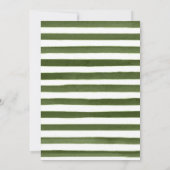 Jungle Monkey Babydusche Einladung (Rückseite)