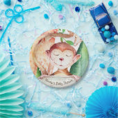 Jungle Monkey & Giraffe Baby Dusche Party nach Maß Pappteller (Party)