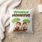 JUNGLE MONKEYS KISSEN (Decke)