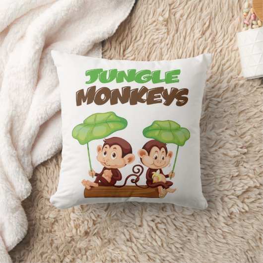 JUNGLE MONKEYS KISSEN (Decke)