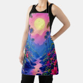 Jungle Moon Blue Parrot Paradise Schürze (InSitu)