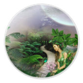 Jungle Moon Keramikknauf (Vorderseite)