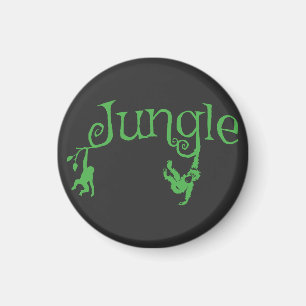 Jungle   Nature Graphic   Wildlife Lover Magnet