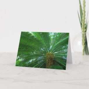 Jungle Palm Grußkarte Karte