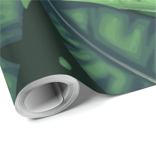 Jungle Palms Geschenkpapier (Rolleneckpunkt)