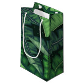 Jungle Palms Kleine Geschenktüte (Vorderseite Schrägansicht)