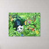 Jungle Panda Leinwanddruck (Vorderseite)