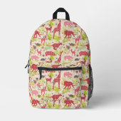 Jungle Paradise Bedruckter Rucksack (Vorderseite)