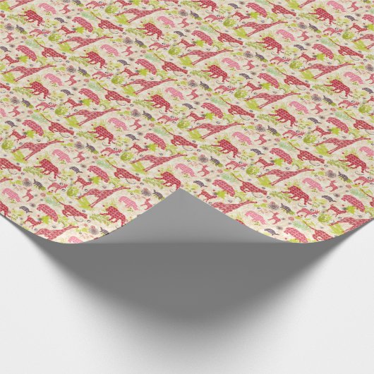 Jungle Paradise Geschenkpapier (Ecke)