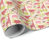 Jungle Paradise Geschenkpapier (Rolleneckpunkt)