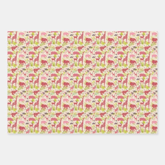 Jungle Paradise Geschenkpapier Set (Vorderseite 2)