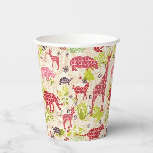 Jungle Paradise Pappbecher (Rückseite)