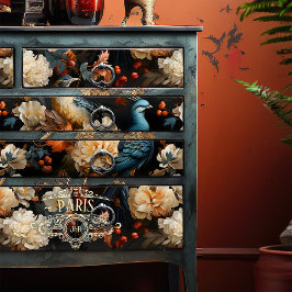 Jungle Parrots Vintag Elegante Viktorianisch Boho Seidenpapier