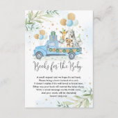 Jungle Party Animals Blue Balloons Bücher für Baby Begleitkarte (Vorderseite)