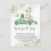 Jungle Party Animals Green Balloons Bücher für Bab Begleitkarte (Vorderseite)