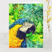 Jungle-Party Einladung-Grußkarte Karte (Gelbe Blume)