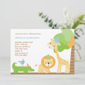 Jungle-Party Einladungen (Stehend Vorderseite)