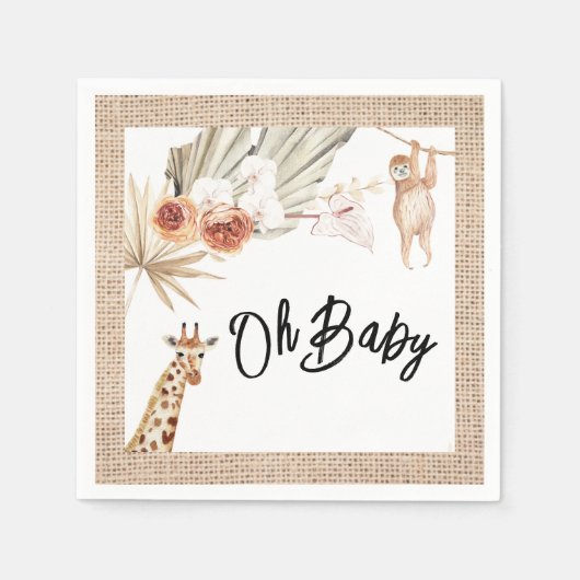 Jungle Party Napkins Serviette (Vorderseite)