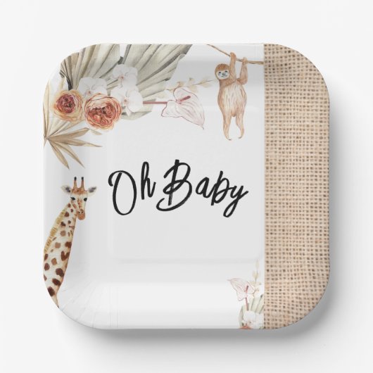 Jungle Party Teller (Vorderseite)