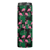 Jungle Pattern Flamingos Thermosbecher (Rückseite)